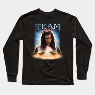 Team Jacob Cursed Fan Collage Long Sleeve T-Shirt